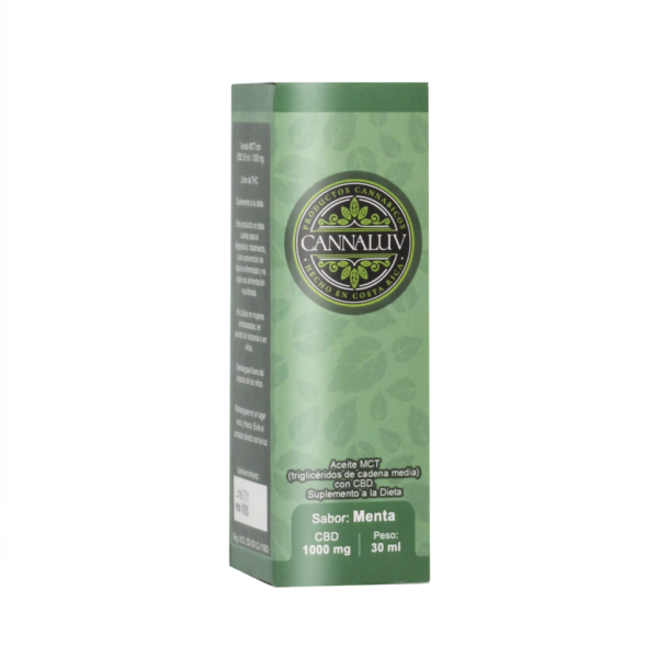 Aceite CBD sabor a menta