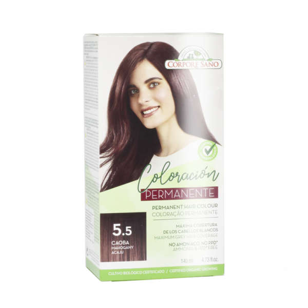 Tinte Permanente Caoba Nº 5.5