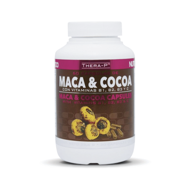 Cápsulas de maca y cocoa