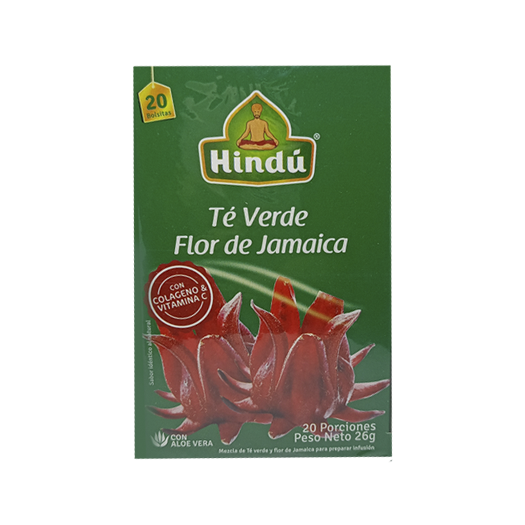 Té verde flor de jamaica